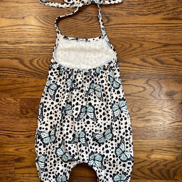 Boujee Little Babes Butterfly Halter Romper - Picture 6 of 10